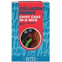 The Happy Being Co. Choc Cake-in-a-Mug Collagen Premix